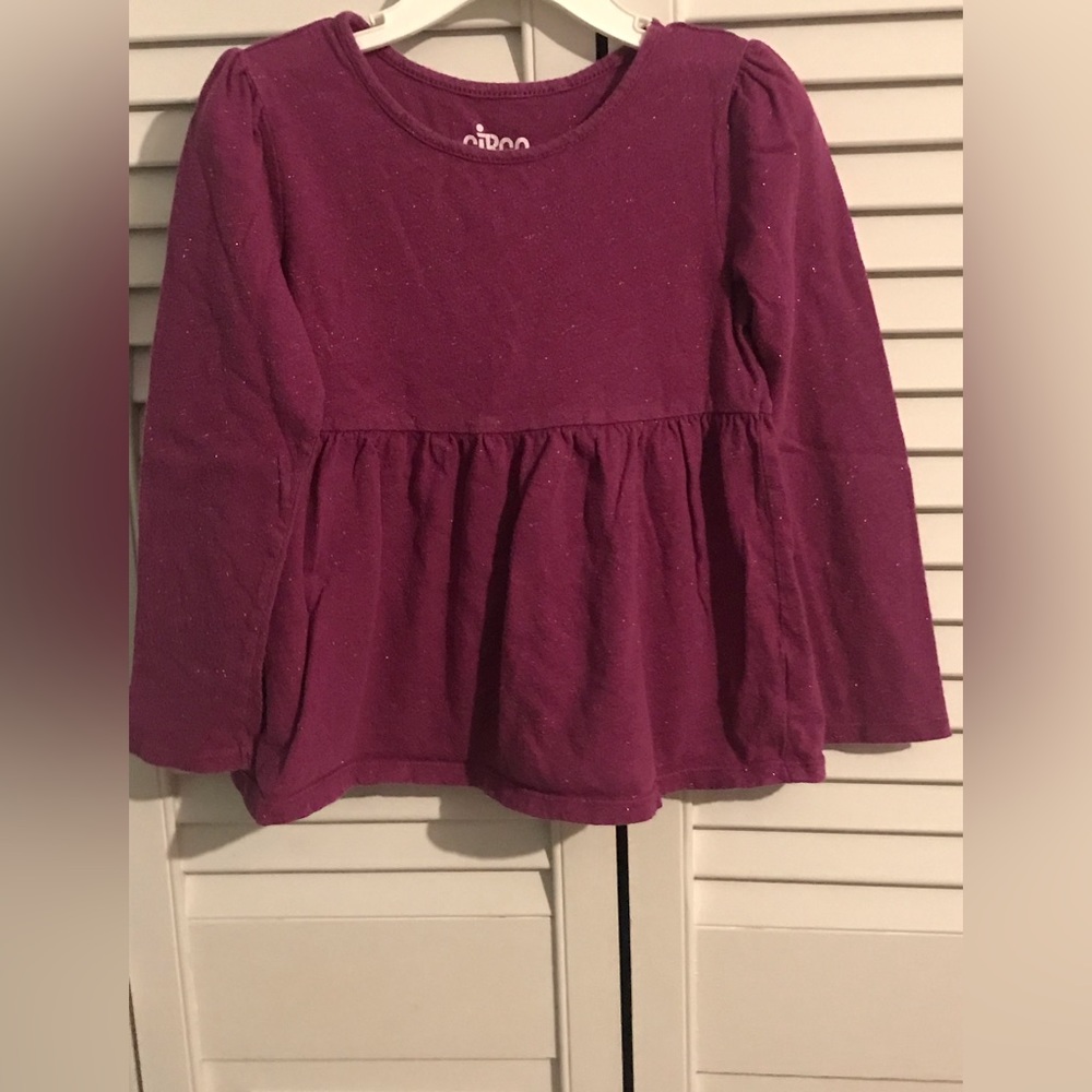 Target purple sparkly shirt 5T